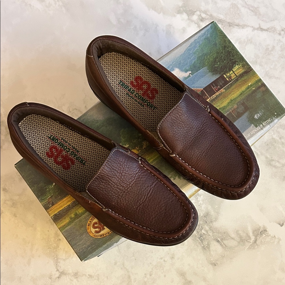 SAS Leather Loafers Tripad Comfort 7 M